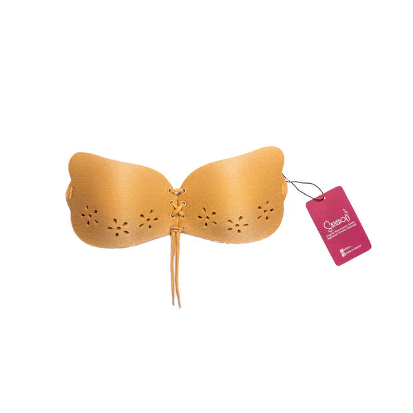 Flower Style Strapless Silicone Bra Free Size